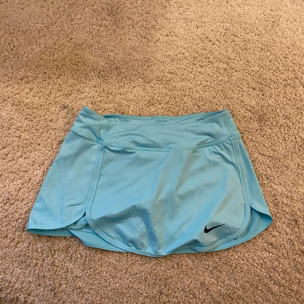 Nike dri fit turquoise tennis skirt